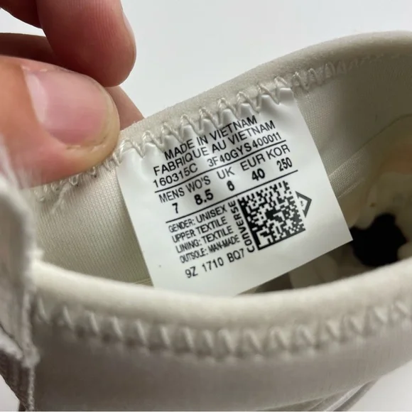 Converse Cali Thornhill Dewitt Slam Jam Jump GORE-TEX Blanc De Blanc Size 8.5 - Picture 9 of 10